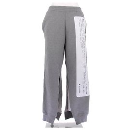 Pantalones de jogging grises Mm6 de algodón Gris