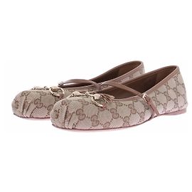Gucci Bailarinas "Horsebit" Castaño