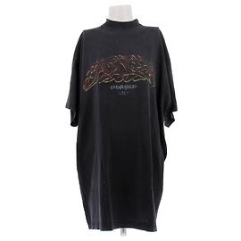 Balenciaga T-shirt nera oversized Nero
