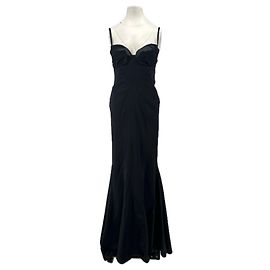 Robe longue noire Just Cavalli Noir