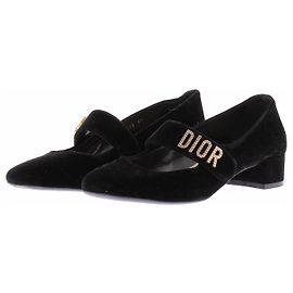 Dior Babies in velluto nero Nero