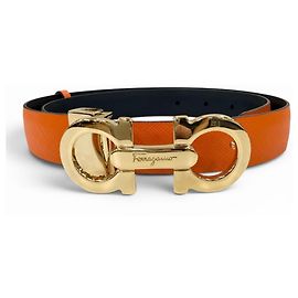 Ledergürtel Salvatore Ferragamo Orange