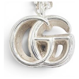 Colar Gucci 770724 Double G Prata