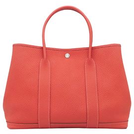 Hermès Red Negonda Garden Party 36 Red
