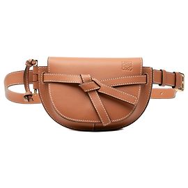 Borsa a tracolla Gate Mini in pelle marrone LOEWE Marrone