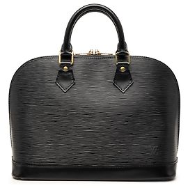 Louis Vuitton Alma PM en cuir Epi noir Noir