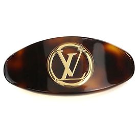 Fermaglio per capelli Louis Vuitton Marrone Marrone