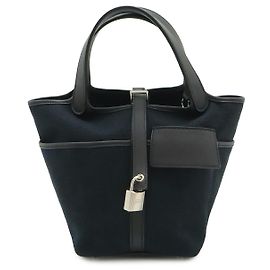 Hermès Hermes Picotin Lock Tote Bag Black Black