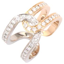 Piaget Possession Diamond Ring K18PG K18WG Golden Metallic