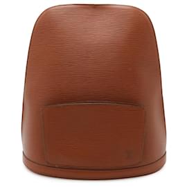 Louis Vuitton Epi Leather Backpack Brown
