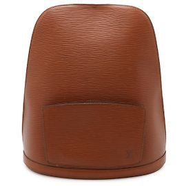 Mochila de couro Epi Louis Vuitton Marrom