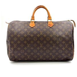 Sac Boston Louis Vuitton Speedy 40 Monogram Marron