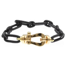 Pulseira Charm Fred Force 10 LM Isetan Limited Edition Preto Dourado
