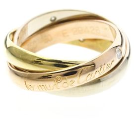Anello Trinity Cartier con 3 Diamanti D'oro