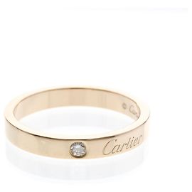 C de Cartier Ring aus 18K Roségold mit Diamant Golden