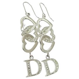 Orecchini Christian Dior Heart Drop Argento