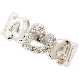Autre Marque 14K Weißgold Diamantring Golden