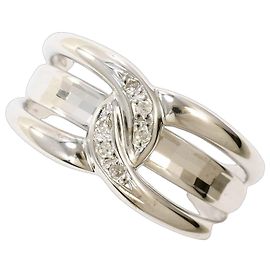 Autre Marque 14K Weißgold Diamantring Golden