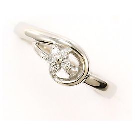 Autre Marque PT900 Platinring mit 0.04ct Diamant Andere