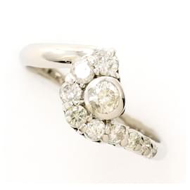 Autre Marque Platinring mit Diamant Andere