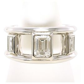 Autre Marque PT900 Platinring mit Diamant Andere