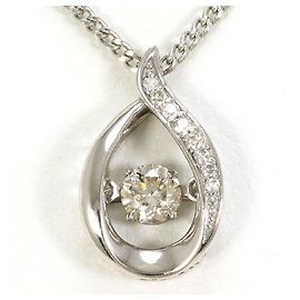 Autre Marque Colar de platina com diamantes Outro