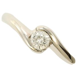 Autre Marque PT900 Platinring mit Diamant Andere