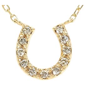 Autre Marque Collier en or jaune 10K avec diamant Doré