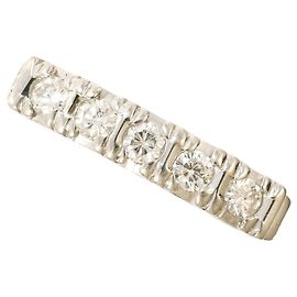 Autre Marque Platinring mit 0,17 Carat Diamant Andere