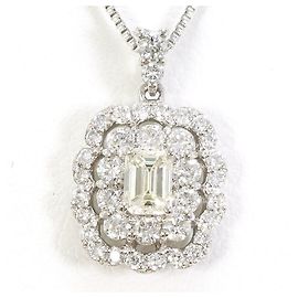 Autre Marque Colar de platina PT900 com diamantes amarelos Outro Amarelo