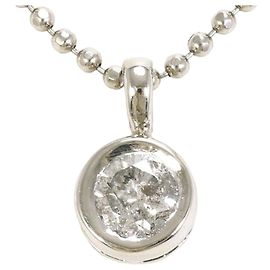Autre Marque PT900 Platin-Halskette mit Diamant Andere