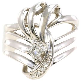 Autre Marque PT900 Platinring mit Diamant Andere