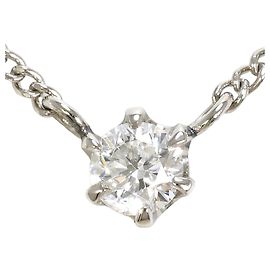 Autre Marque Platinhalskette mit Diamant Andere