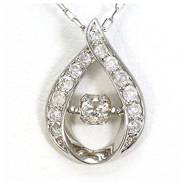 Autre Marque PT900 Platin-Halskette mit Diamant Andere
