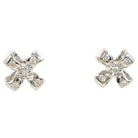 Autre Marque Orecchini a lobo con diamante e platino PT900 e PT950 Altro