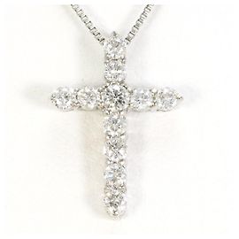 Autre Marque PT900 Platin-Halskette mit Diamant Andere