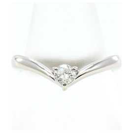 Autre Marque PT900 Platinring mit Diamant Andere