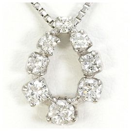 Autre Marque PT900 Platinum Necklace with 0.30ct Diamond Other