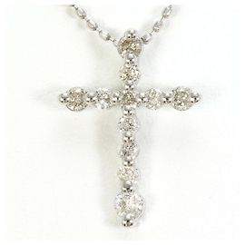 Autre Marque Colar de platina e diamantes Outro