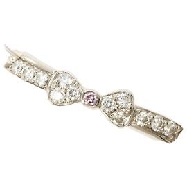 Autre Marque PT900 Platinring mit Diamanten Pink Blau Andere