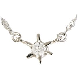Autre Marque Colar de platina PT850 com diamante Outro