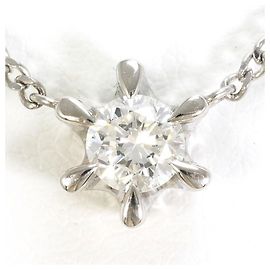 Autre Marque Platinhalskette PT850 mit Diamant Andere