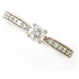 Autre Marque Platinring mit Diamanten Andere
