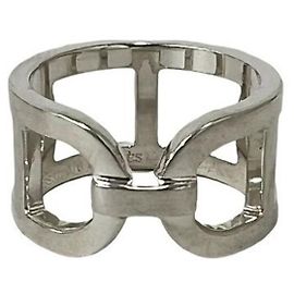 Hermès Hermes Vintage Ever Chaine d'Ancre Ring Silber