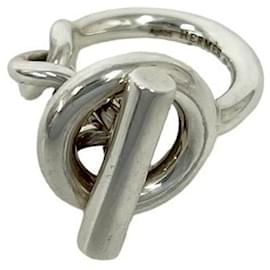 Hermès HERMES Croisette Ring Silber