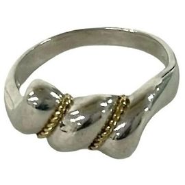 Tiffany & Co. Vintage Twist Ring Silber Golden