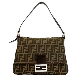 Bolsa de ombro Fendi Mamma Bucket Marrom