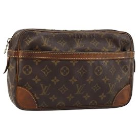 LOUIS VUITTON Clutch Monogram Compiegne 28 M51845 LV Auth 171274 Monograma