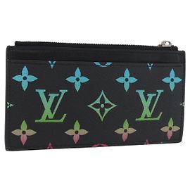 LOUIS VUITTON Monogram Gradient Card Case Black M14261 LV Auth 181662M Black Monogram