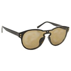 Occhiali da sole rotondi LOUIS VUITTON Monogram LV Waimea in plastica Marrone Auth 181664SAM Marrone Monogramma
